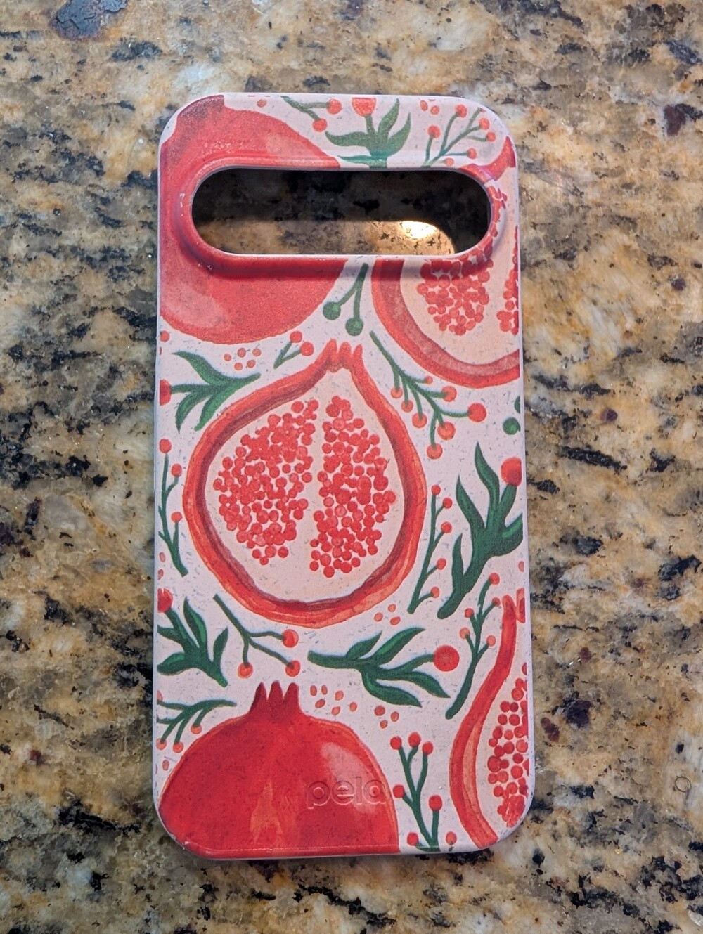 Goddess Pomegranate Phone Case By Pela - Red & Green (Google Pixel 9)
